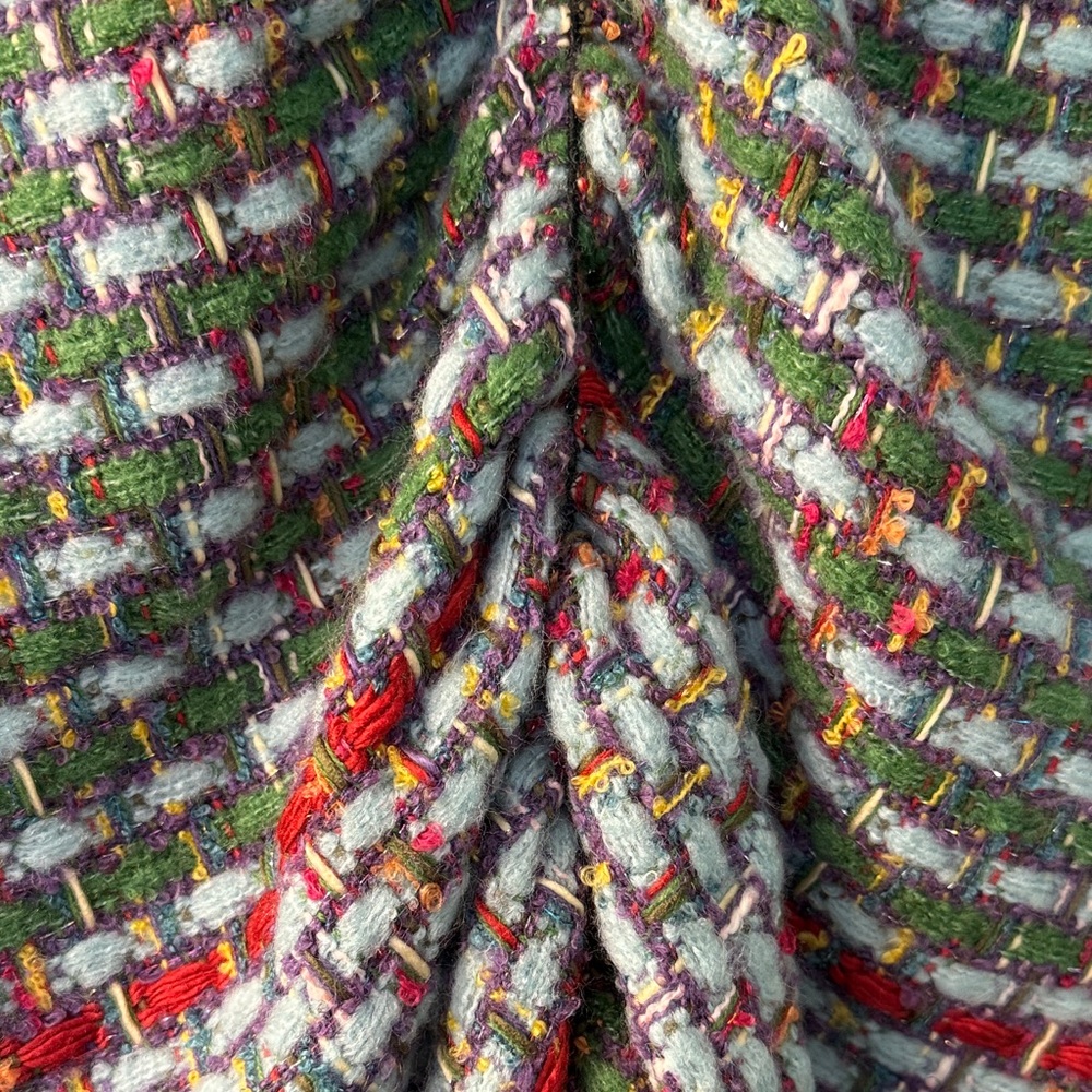 Multicolor Tweed Scarf - Picture 3 of 3